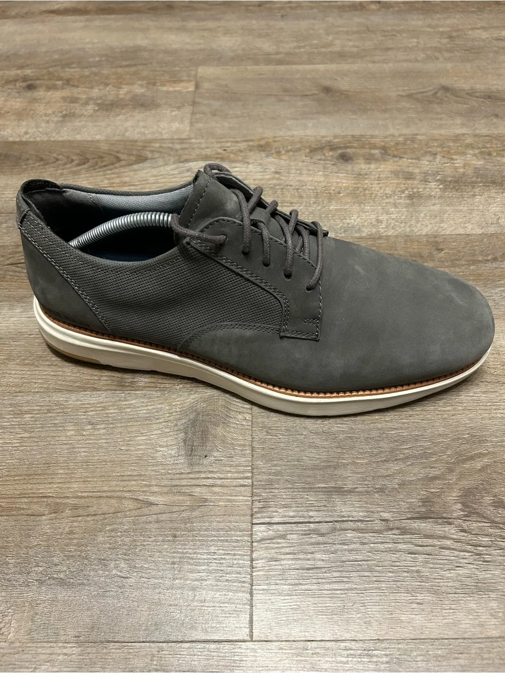 Cole Haan Zerogrand Atlantic Men’s Size 11.5 Wide Gray Nubuck Oxfords Shoes